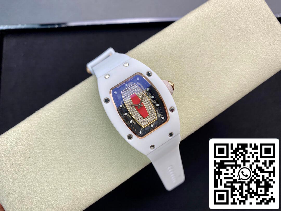 Richard Mille RM 07-01 Quadrante con diamanti di fabbrica RM della migliore edizione 1: 1