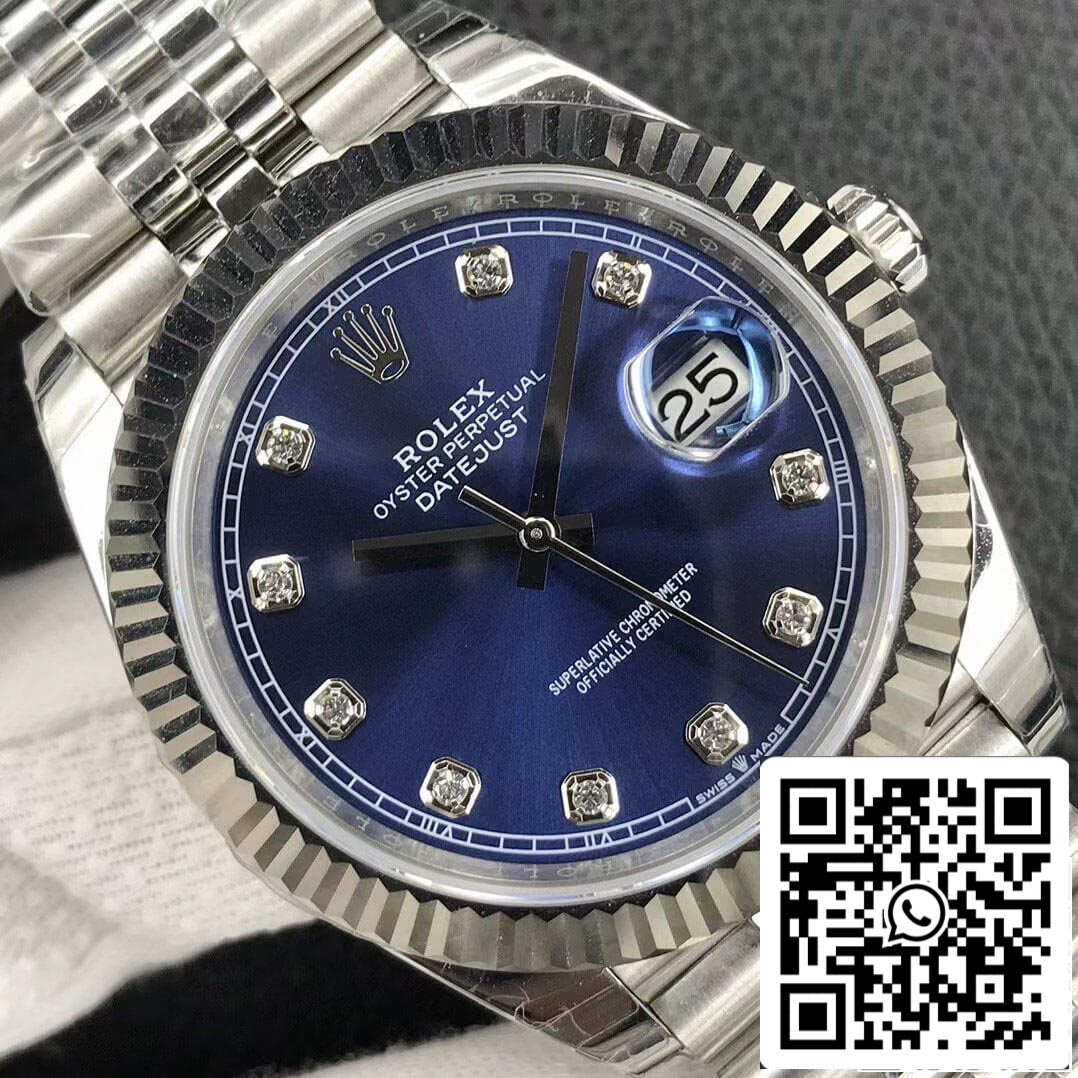 Rolex Datejust M126234-0037 1:1 Mejor edición EW Factory esfera azul