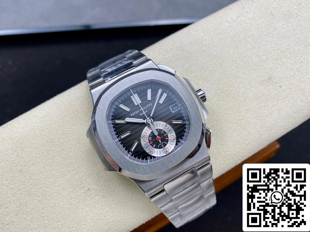 Patek Philippe Nautilus 5980/1A-014 1:1 Mejor Edición PPF Esfera Negra de Fábrica