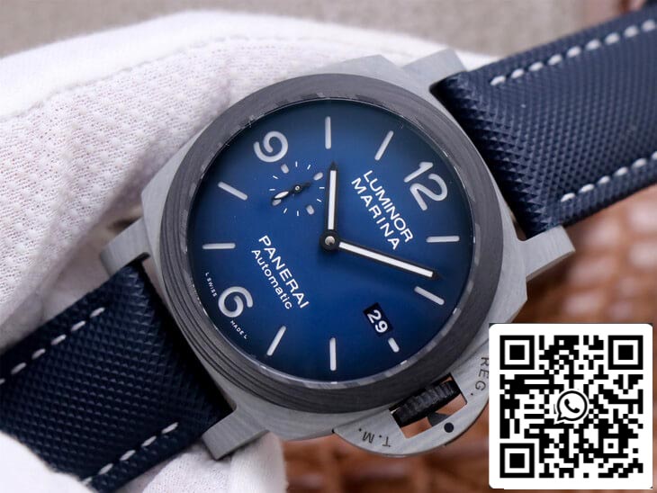 Panerai Luminor PAM1663 1:1 Mejor Edición VS Esfera Azul Ahumada de Fábrica