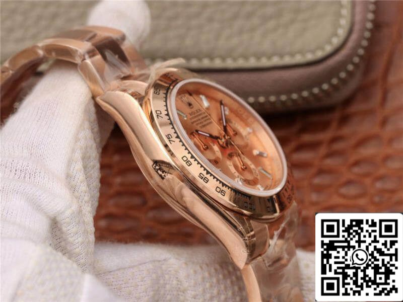 Rolex Daytona Cosmograph 116508 JH Factory 1:1 Best Edition Swiss ETA4130 Rose Gold Dial