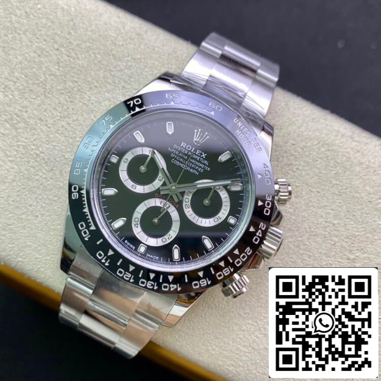 Rolex Cosmograph Daytona M116500LN-0002 1:1 Best Edition Clean Factory quadrante nero