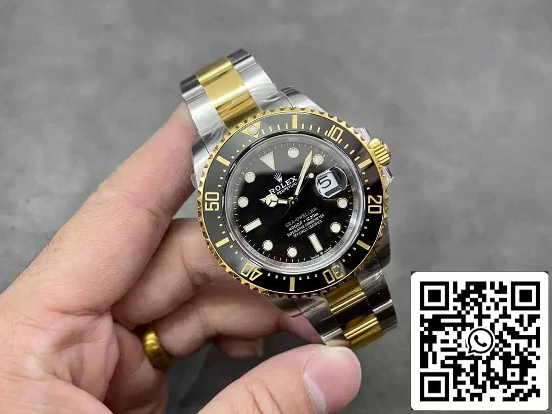 Rolex Sea Dweller M126603-0001 1:1 Mejor Edición VS Factory Oro Amarillo