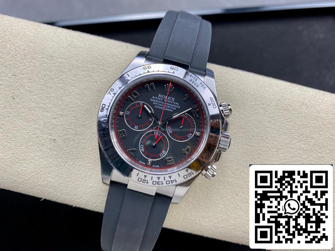 Rolex Cosmograph Daytona 116509 1:1 Mejor edición Clean Factory esfera negra