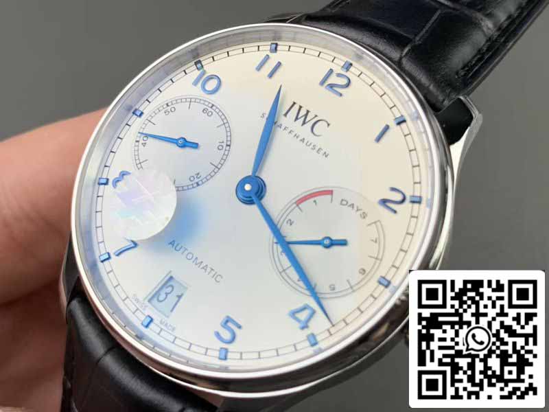 IWC Portugieser IW500705 1:1 Best Edition ZF Factory V5 White Dial Swiss ETA52010