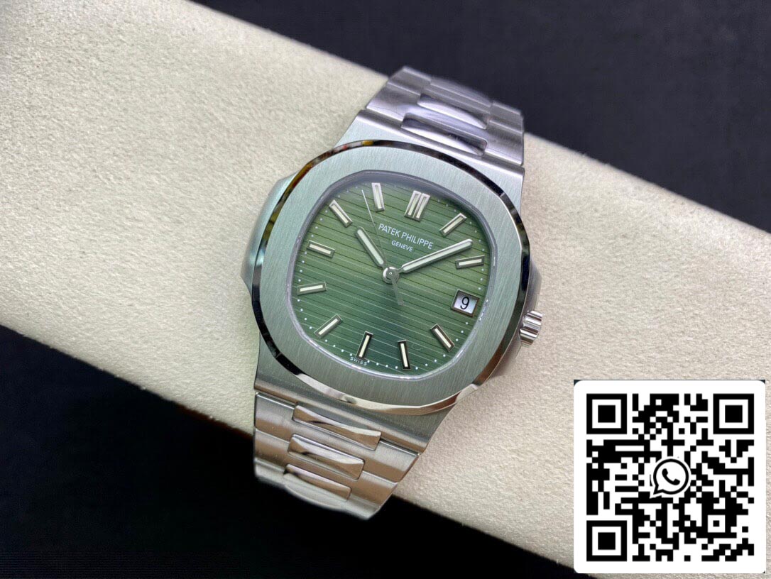 Patek Philippe Nautilus 5711/1A 1:1 Mejor Edición PPF Factory Esfera Verde Oliva