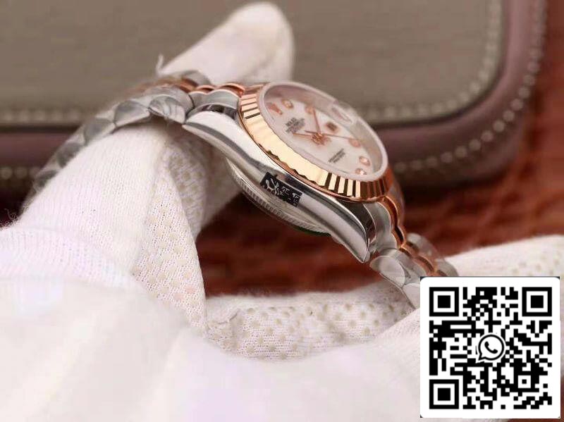 Rolex Lady Datejust 28MM 1:1 Best Edition svizzero NH05 placcato in oro rosa