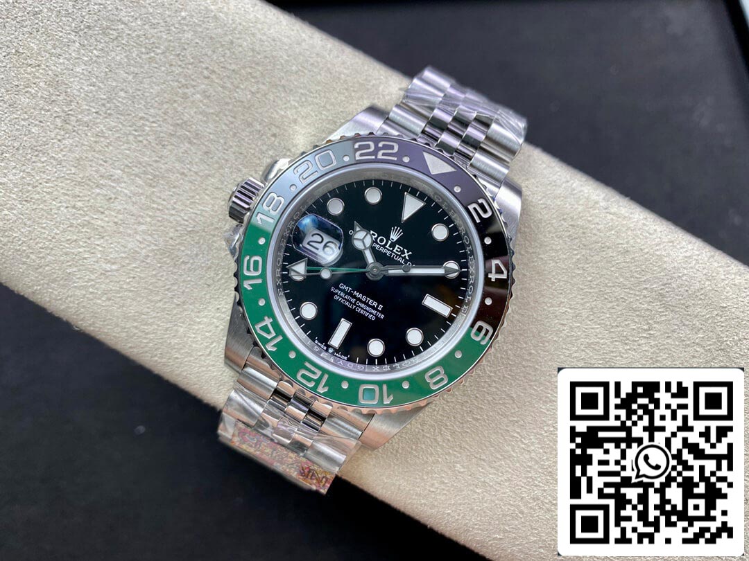 Rolex GMT Master II M126720vtnr-0002 1:1 Mejor edición Clean Factory esfera negra