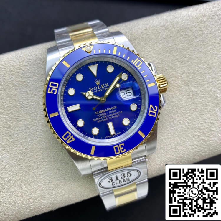 Rolex Submariner 116613LB-97203 1:1 Best Edition Clean Factory V4 Lunetta Blu