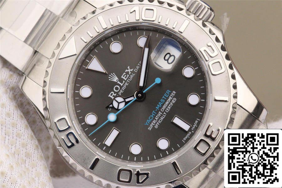 Rolex Yacht Master 268622-0002 1:1 Mejor Edición AR Factory Esfera Gris 904L