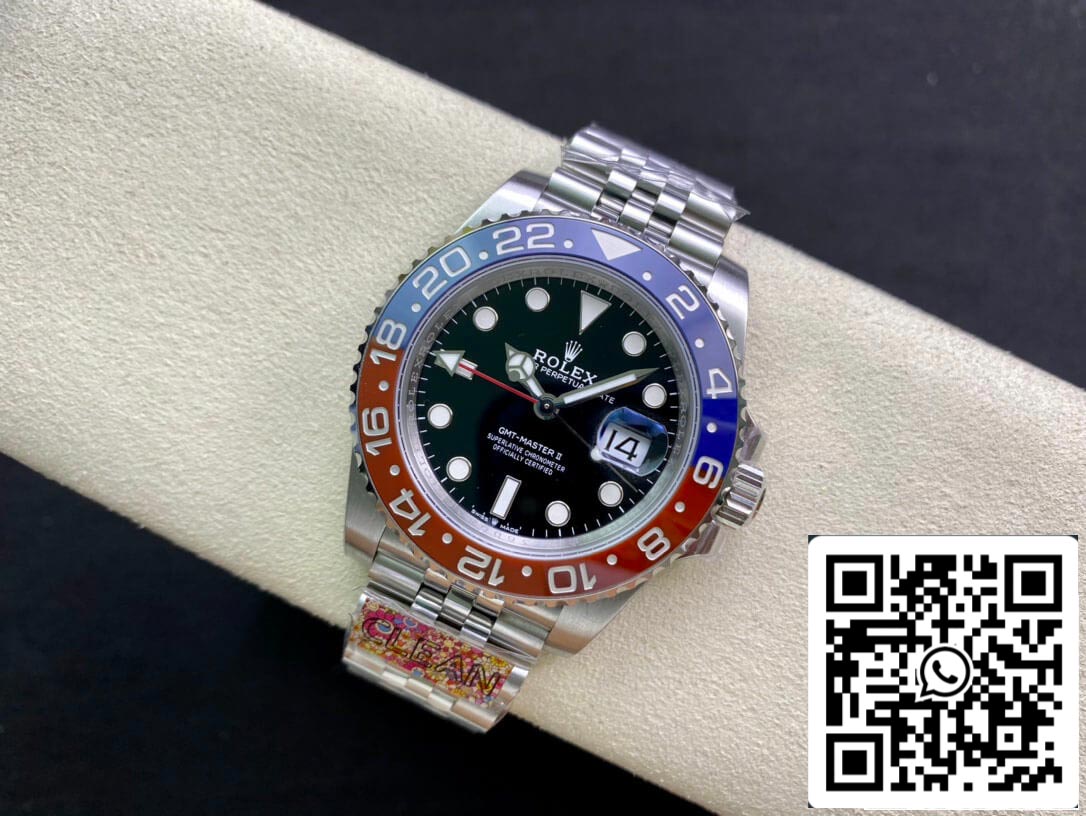 Rolex GMT Master II M126710BLRO-0001 1:1 Best Edition Clean Factory quadrante nero