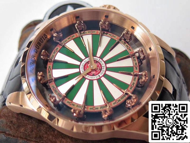 Roger Dubuis Excalibur RDDBEX0398 1:1 Migliore edizione ZF Factory Oro rosa svizzero ETA8215