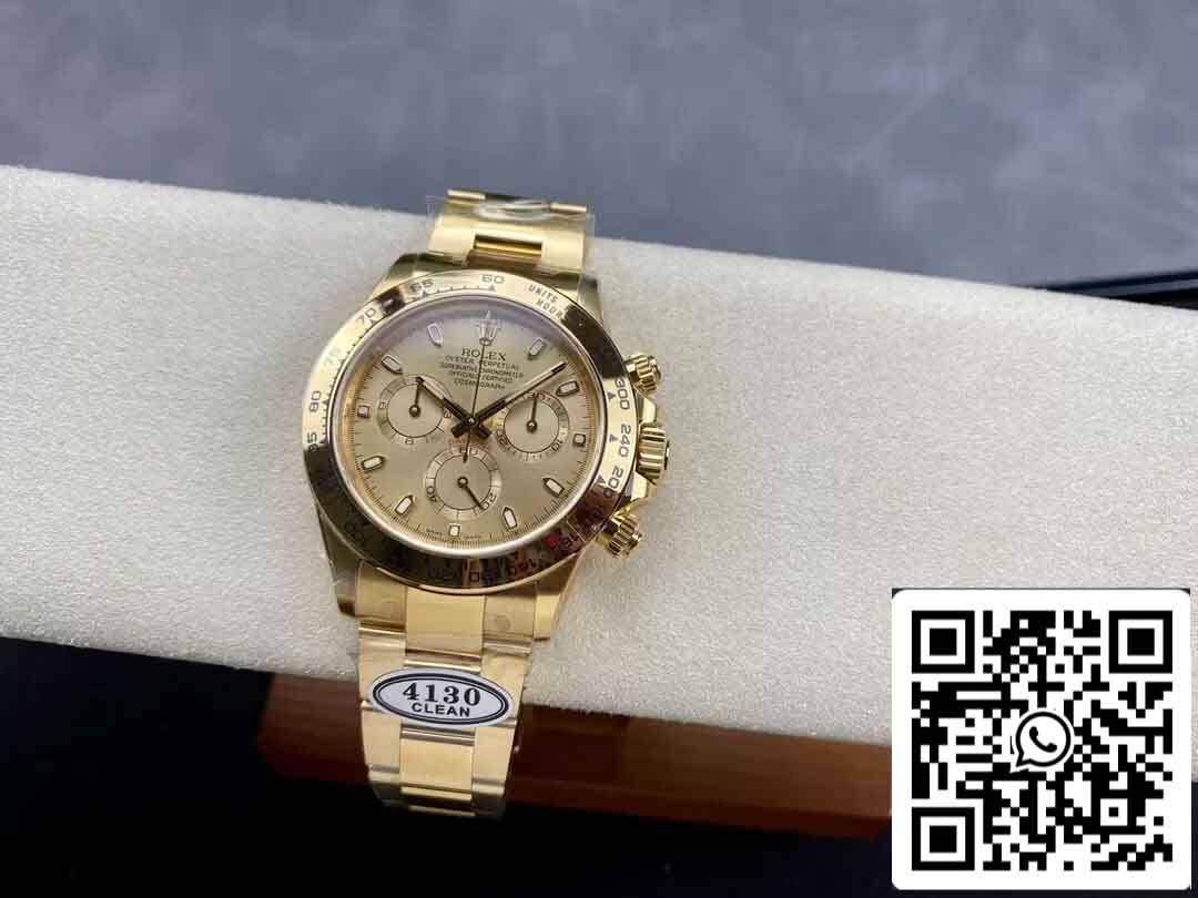 Replica Rolex Cosmograph Daytona M116508-0003 Fabbrica pulita in oro giallo