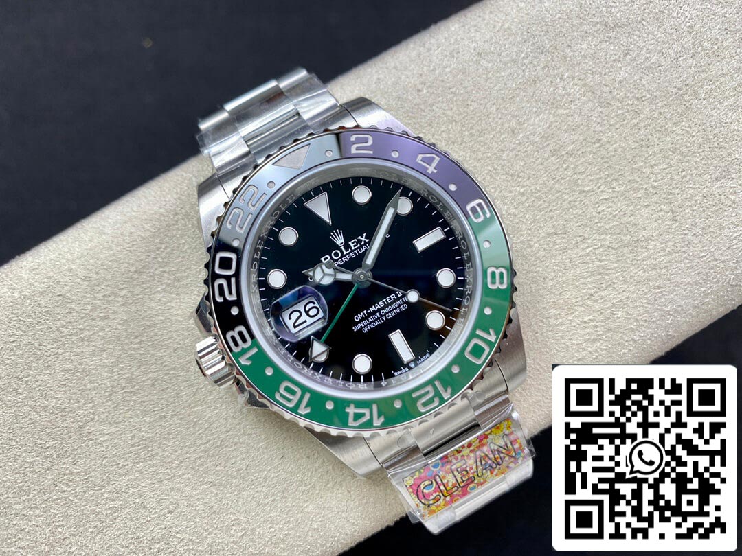 Rolex GMT Master II M126720VTNR-0001 1:1 Mejor edición Clean Factory esfera negra