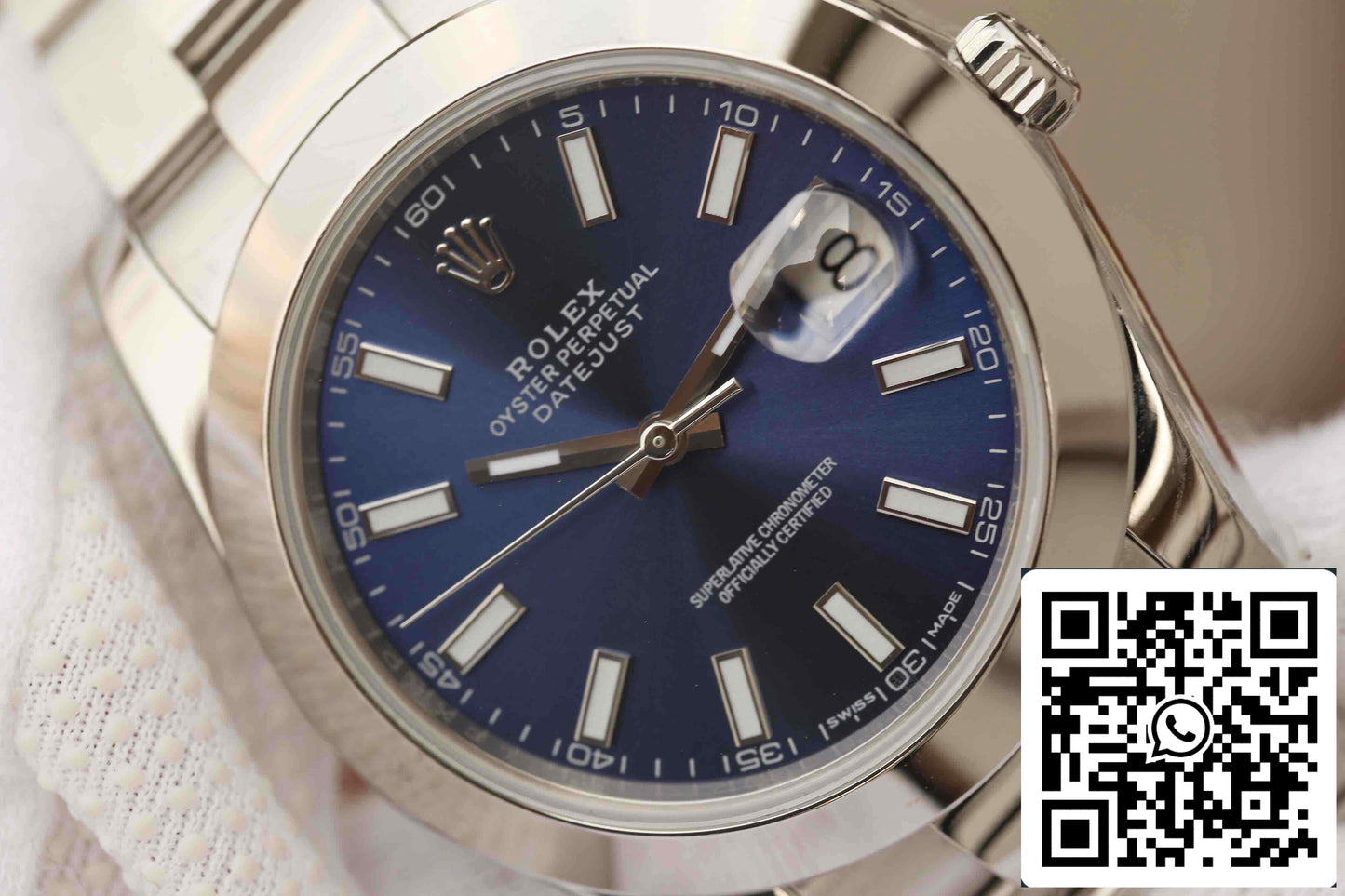 Rolex Datejust M126300-0001 1:1 Mejor edición EW Factory esfera azul