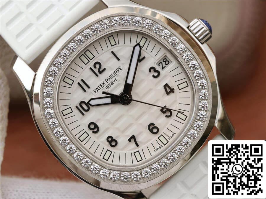 Patek Philippe Aquanaut 5067A-024 1:1 Mejor Edición PPF Factory Diamante Esfera Blanca