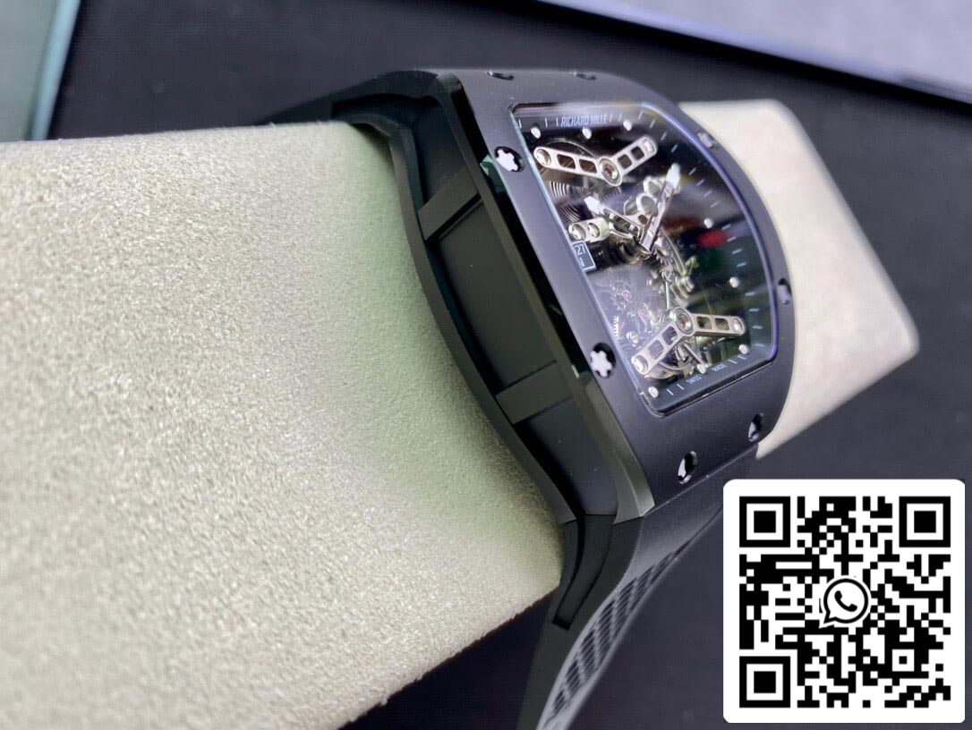 Richard Mille RM027 1:1 Best Edition EUR Quadrante nero trasparente di fabbrica