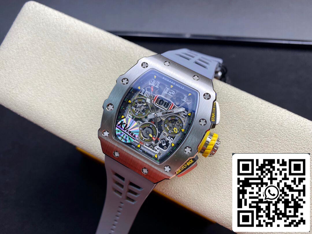 Richard Mille RM11-03 1:1 Mejor Edición KV Factory Acero Titanio