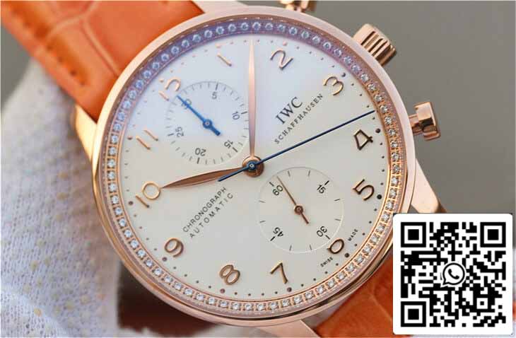 IWC Portugués ZF Factory 1:1 Mejor Edición Correa Naranja