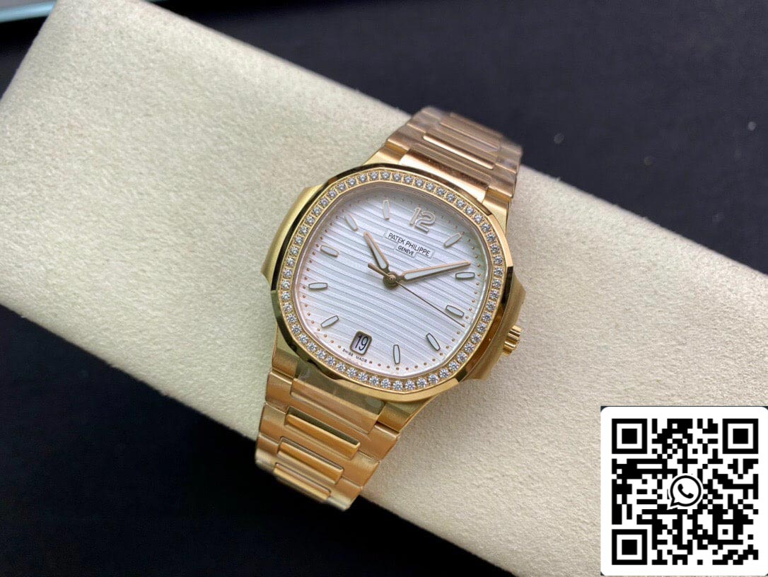 Patek Philippe Nautilus Ladies 7118/1200R-001 1:1 Best Edition 3K Factory Rose Gold