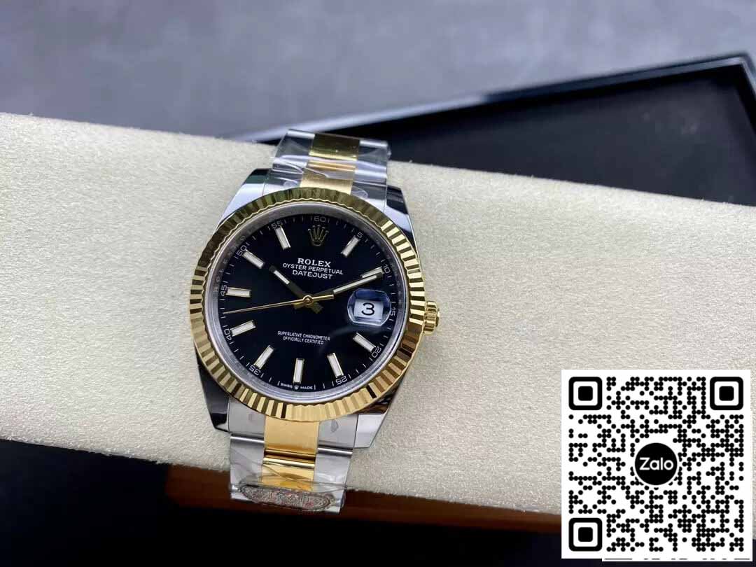 Rolex Datejust 41MM M126333-0013 1:1 Best Edition Clean Factory quadrante nero