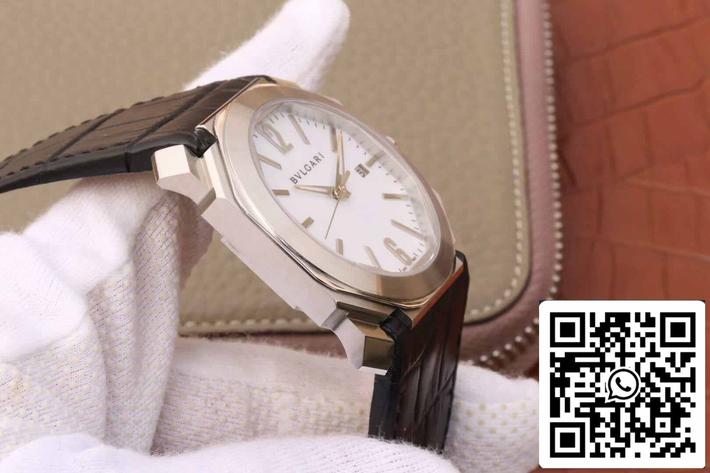 Bvlgari Octo 102779 OC41C6SLD 1:1 Mejor edición esfera blanca