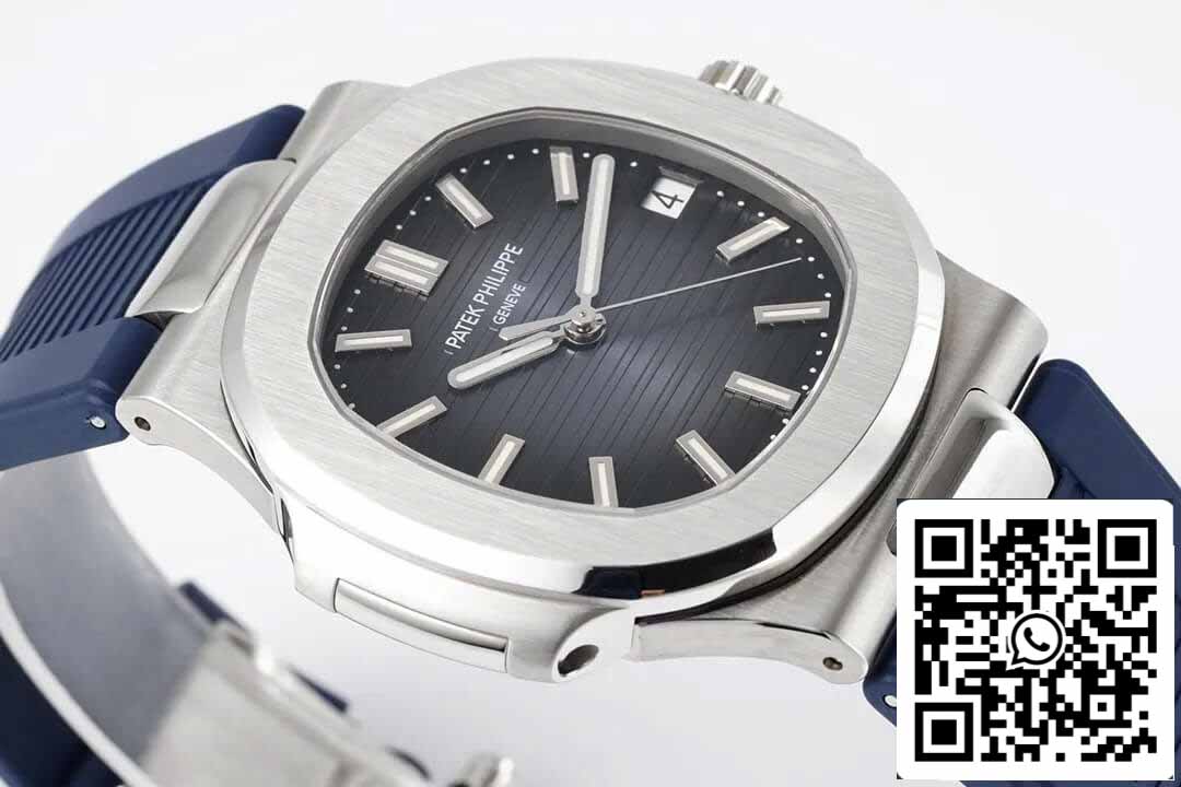 Patek Philippe Nautilus 5711 1:1 Mejor edición PPF Factory Correa de caucho azul