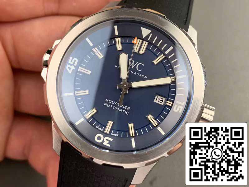 IWC Aquatimer IW329005 1:1 Mejor edición V6 Factory esfera azul suizo ETA9015