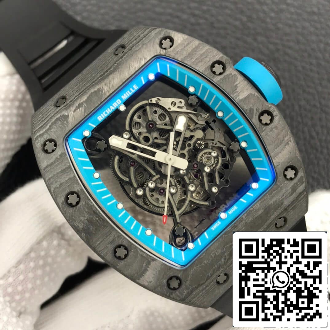 Richard Mille RM055 1:1 Best Edition ZF Factory Carbon Fiber Case