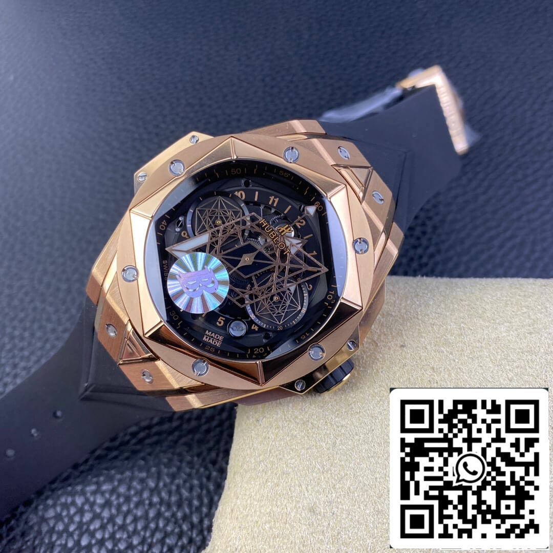 Hublot Big Bang Sang Bleu II 418.OX.1108.RX.MXM19 1:1 Mejor edición BBF Factory esfera negra 