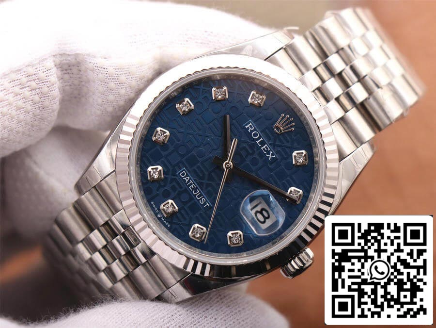 Rolex Datejust M126234-0011 1:1 Mejor edición EW Factory esfera azul