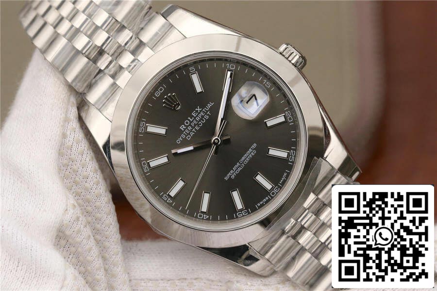 Rolex Datejust M126300-0008 1:1 Mejor Edición EW Factory Esfera Gris