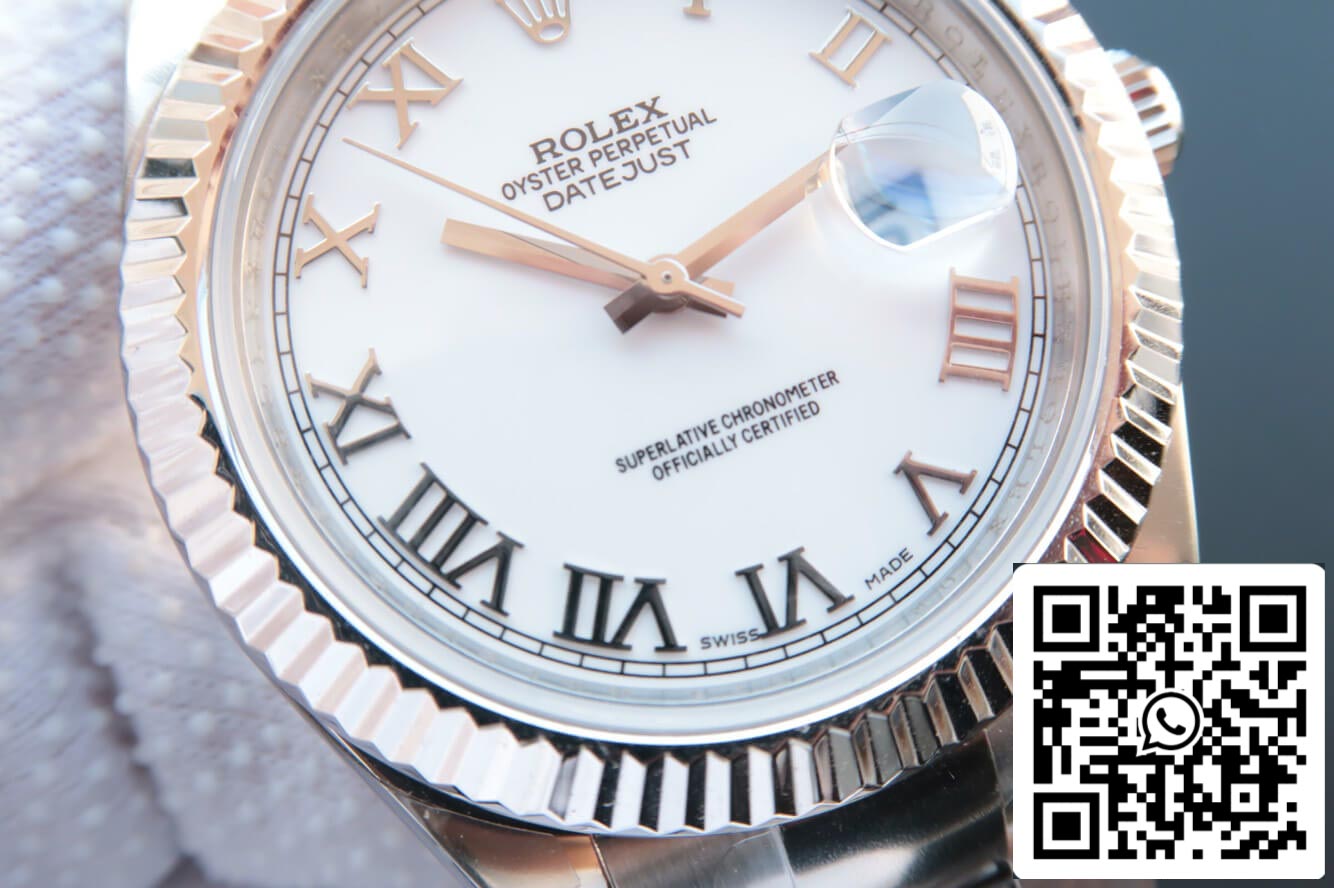 Rolex Datejust M126334-0023 1:1 Mejor Edición EW Factory Esfera Blanca