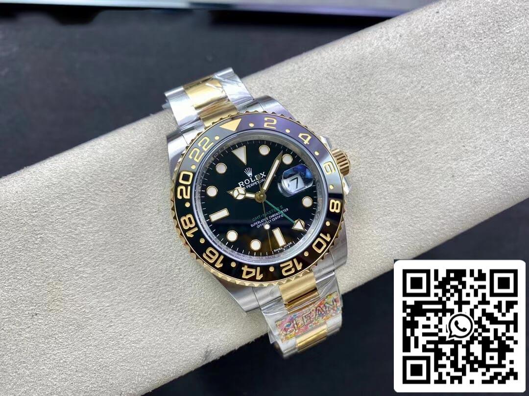 Rolex GMT Master II 116713-LN-78203 1:1 Best Edition Clean Factory Black Dial