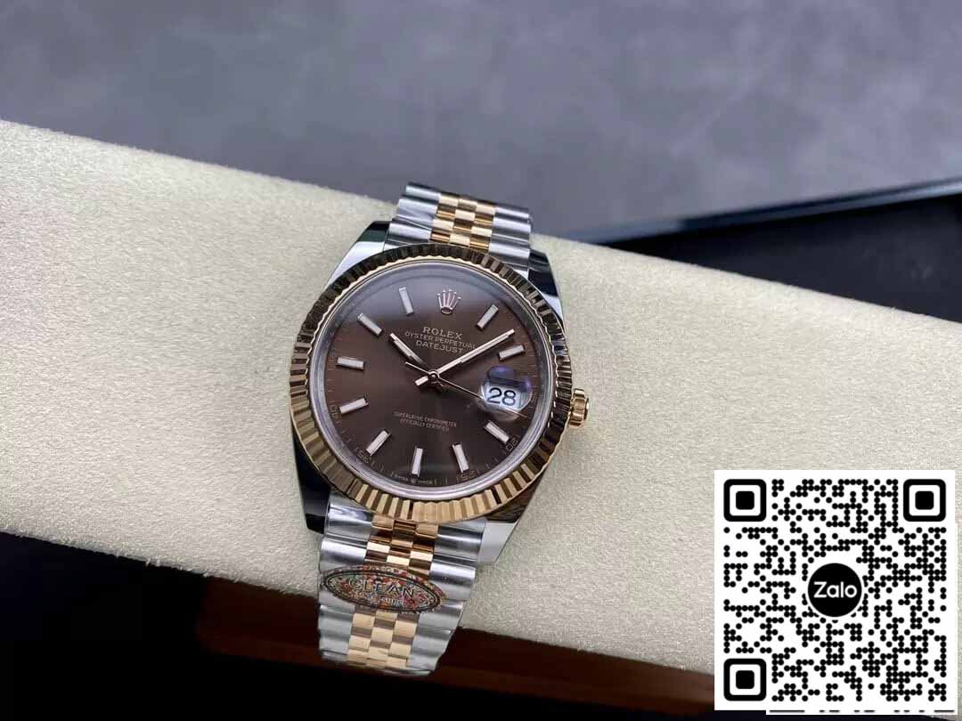 Rolex Datejust 41MM M126331-0002 1:1 Best Edition Clean Factory Oro rosa