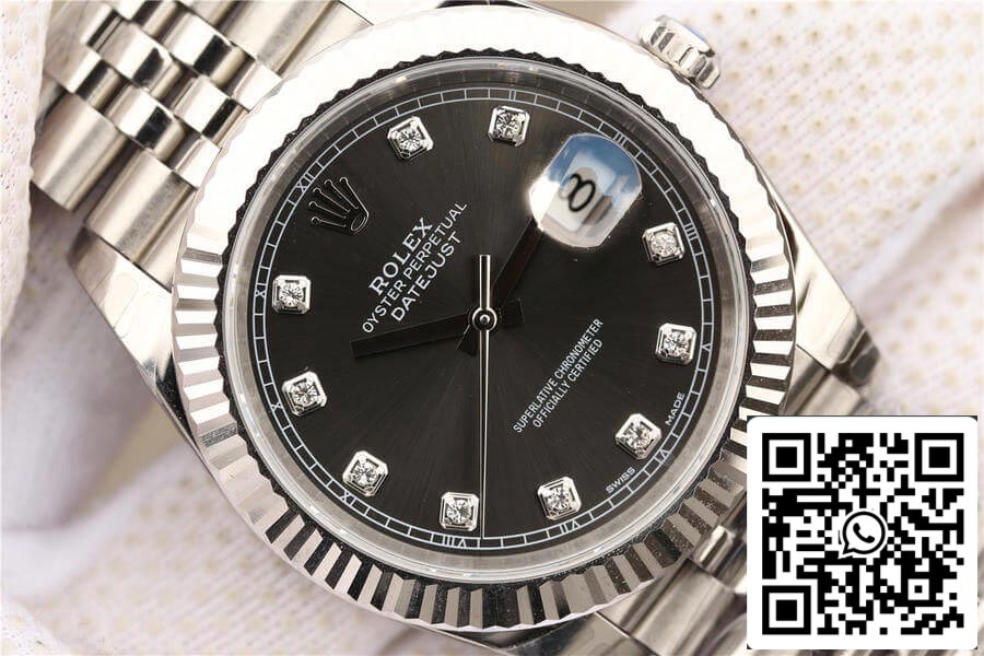 Rolex Datejust M126334-0006 1:1 Mejor Edición EW Factory Esfera Gris