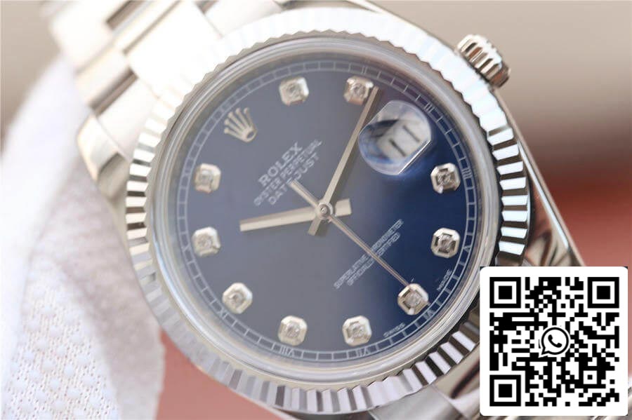 Rolex Datejust M126334-0015 1:1 Best Edition EW Factory Quadrante blu