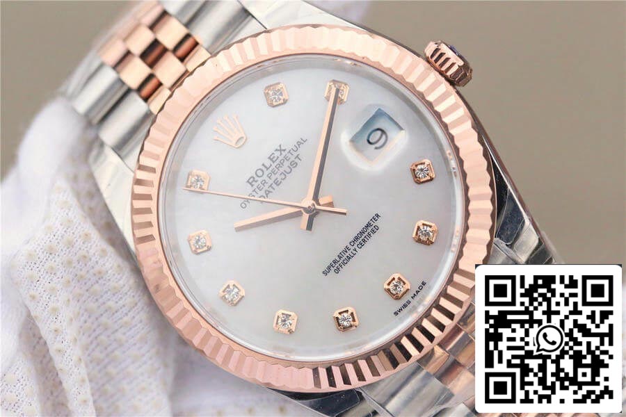 Rolex Datejust M126331-0014 1:1 Best Edition EW Factory quadrante in madreperla in oro rosa