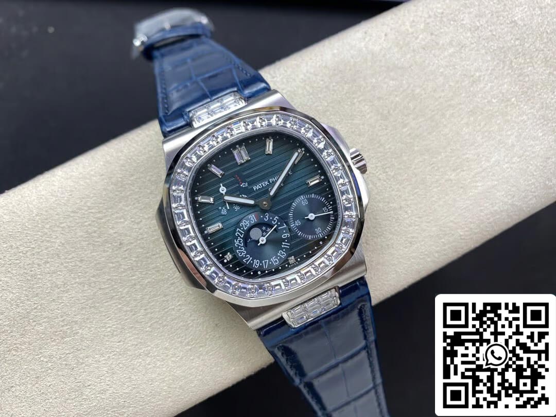 Patek Philippe Nautilus 5724G-001 1:1 Mejor edición GR Factory Correa azul