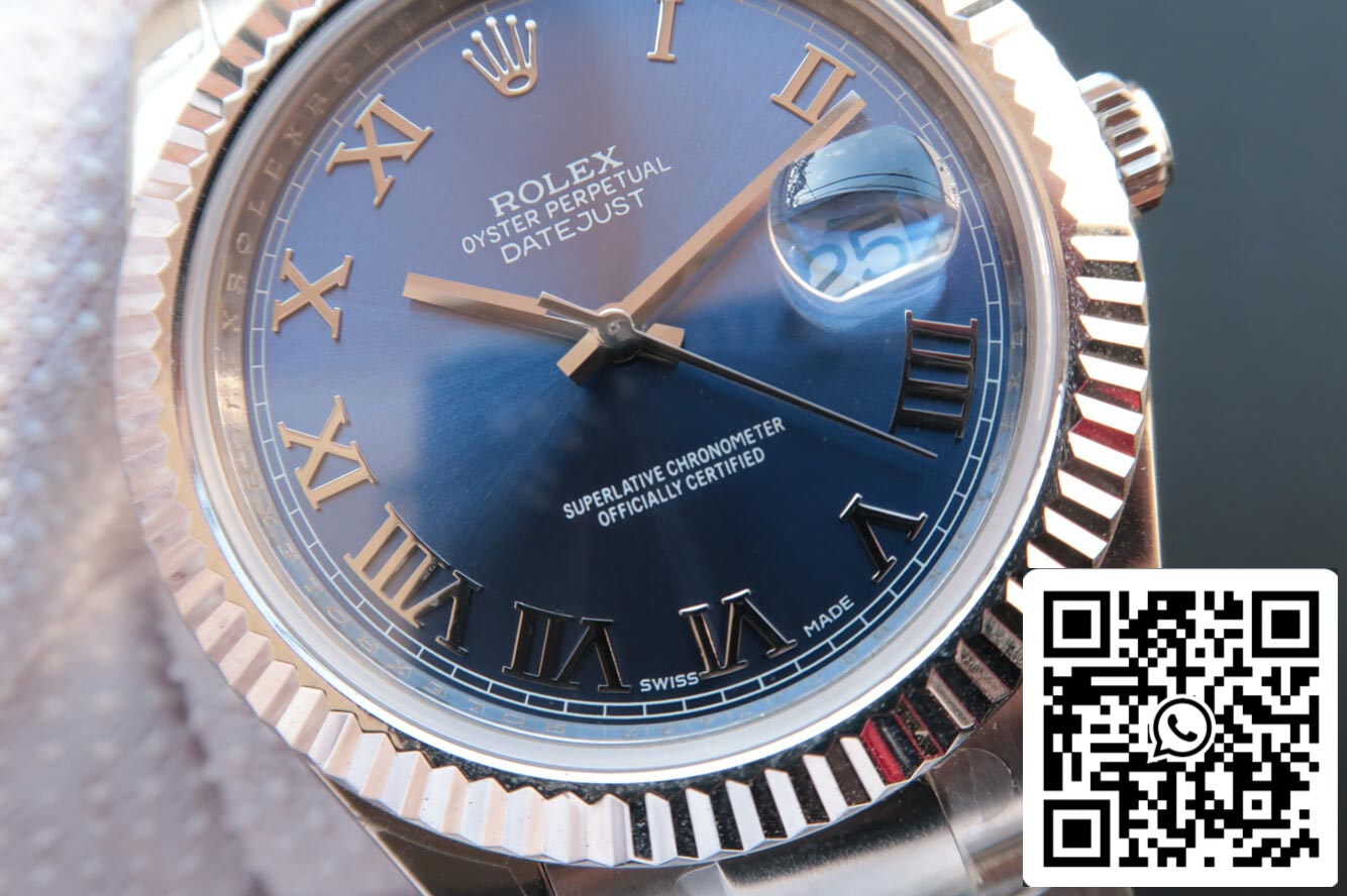 Rolex Datejust 116334 41MM 1:1 Best Edition EW Factory quadrante blu