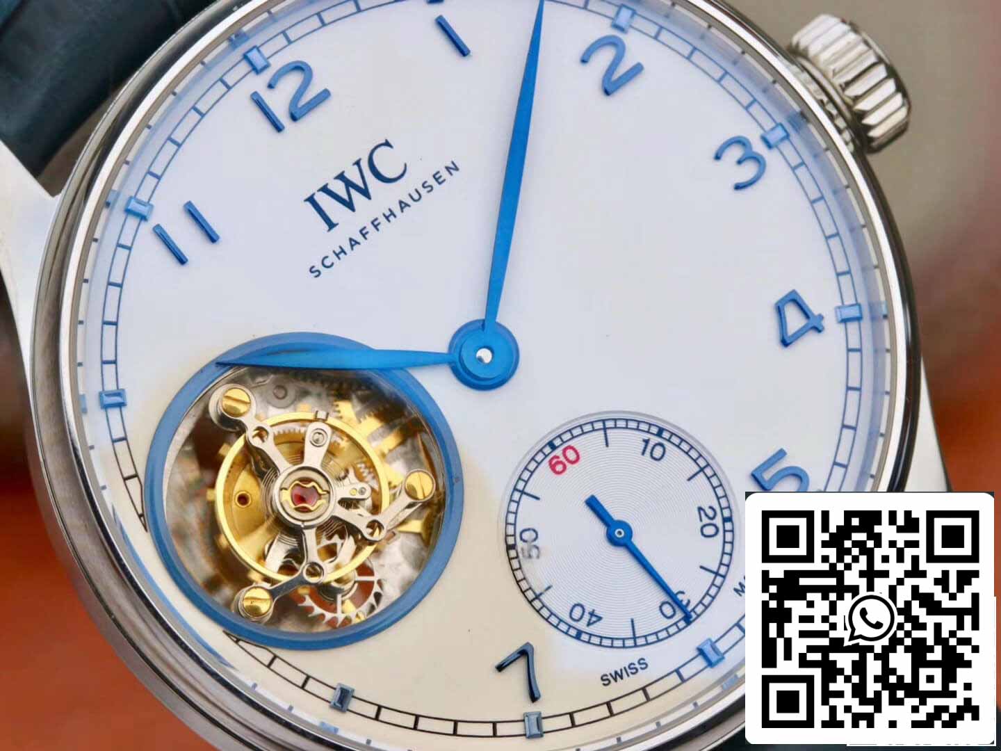 IWC Portoghese Tourbillon 1:1 Best Edition ZF Factory in acciaio inossidabile