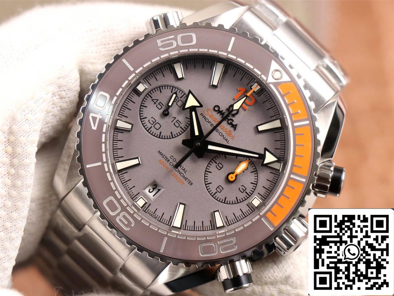 Omega Seamaster Ocean Universe 600M 215.90.46.51.99.001 1:1 Migliore edizione OM Factory V3 Titanio Metallo