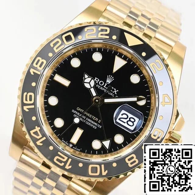 Rolex GMT Master II M126718grnr-0001 1:1 Best Edition EW Factory Black Dial