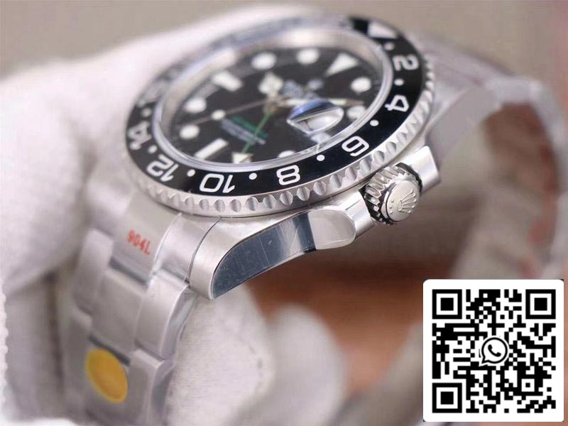 Rolex GMT Master II 116710LN-78200 1:1 Mejor edición Noob Factory V11 esfera negra suiza ETA3186