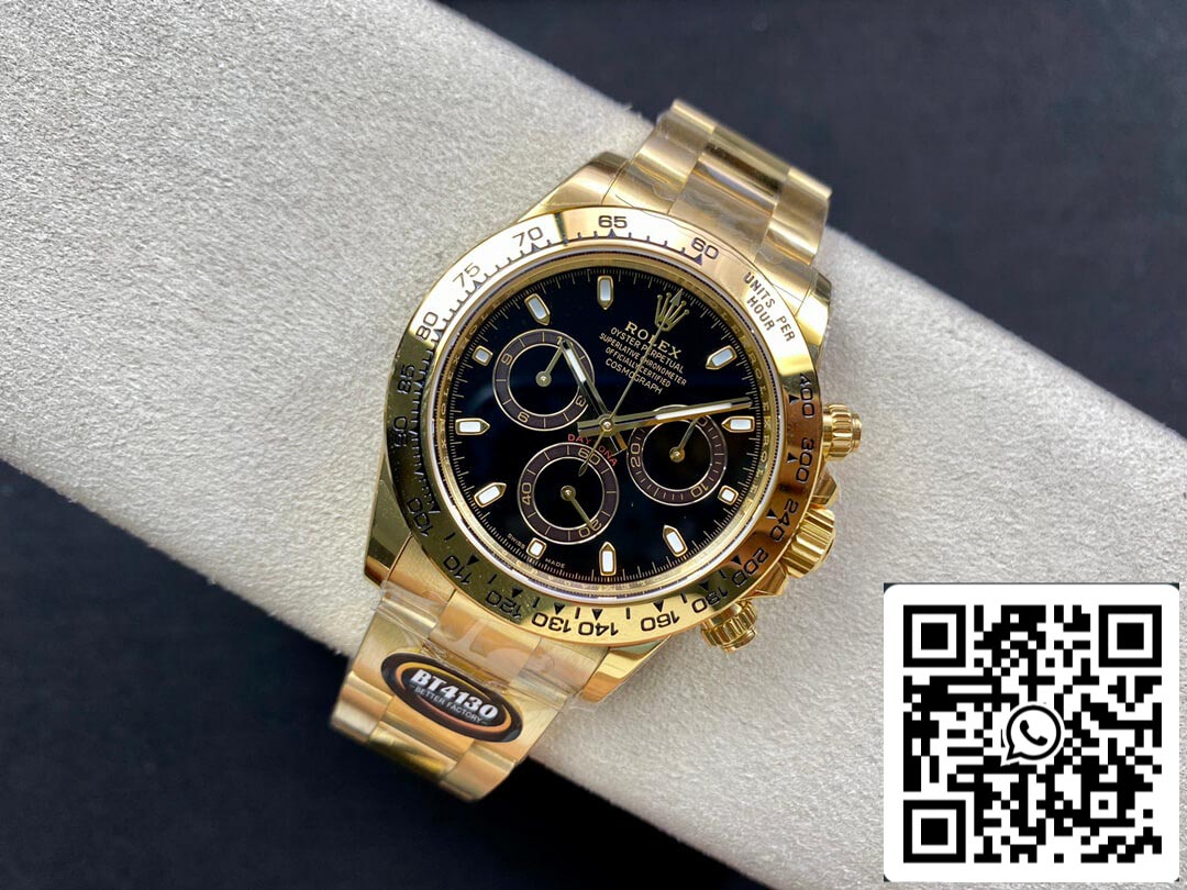 Rolex Daytona M116508-0004 1:1 Mejor Edición BT Factory Oro Amarillo