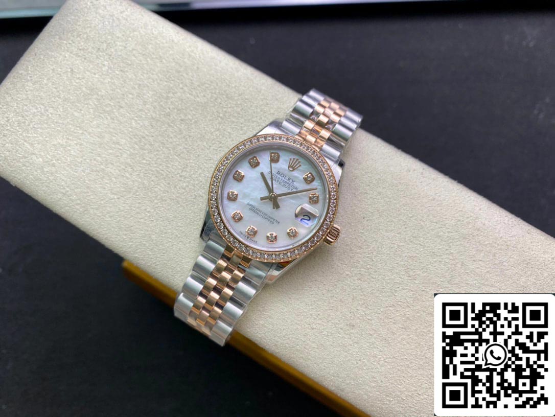 Rolex Datejust M278381RBR-0026 31MM 1:1 Mejor edición EW Factory Bisel de diamantes