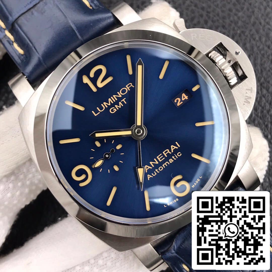 Panerai Luminor GMT PAM01033 1:1 Best Edition VS Factory quadrante blu scuro