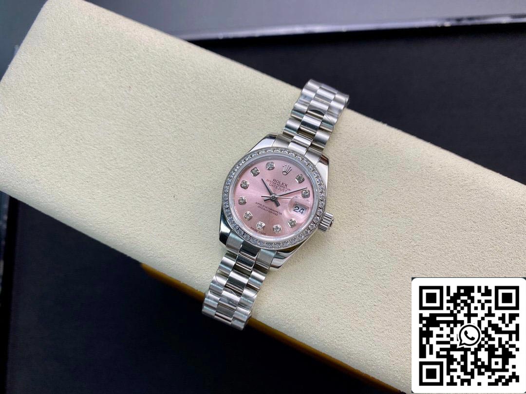 Rolex Datejust M279139RBR-0005 28MM 1:1 Mejor edición BP Factory esfera rosa