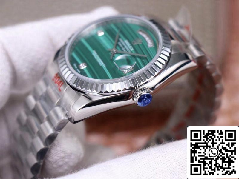 Rolex Day Date President 18038 1:1 Best Edition Malachite Green Diamond Dial Swiss Movement