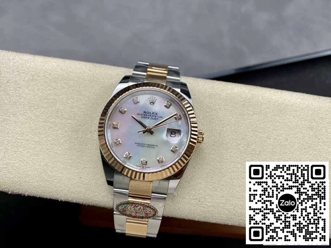 Rolex Datejust 41MM M126331-0013 Quadrante con diamanti di fabbrica pulita 1:1 Best Edition